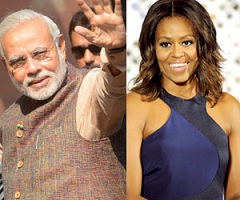 PM Modi surprises US first lady