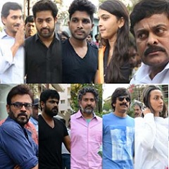 Celebs Pays Condolence To Ramanaidu Photos