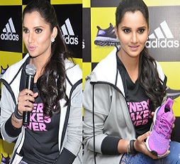 Sania Mirza Unveils Adidas Ultra Boost Photos