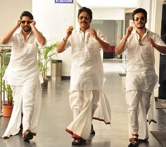 Akkineni Heroes in Soggade Chinni Nayana Getup Stills