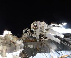 Spacewalk suspended after leak in U.S. astronaut’s helmet