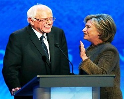 Hillary Clinton wins DC primary, meets Sanders