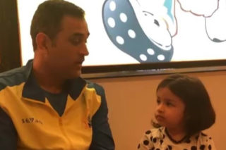 Viral Video: Dhoni talks to daughter in 6 languages