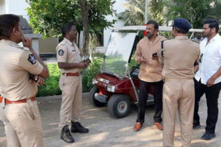 Mohan Babu house arrested in Tirupati