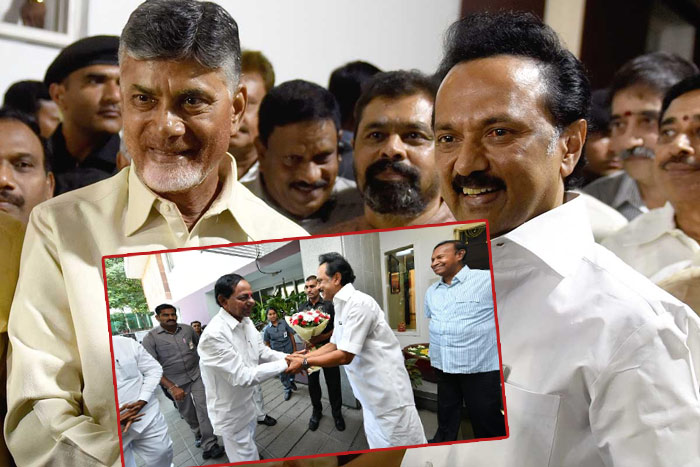 A Day After KCR-Stalin Meeting, DMK Leader In Amaravati