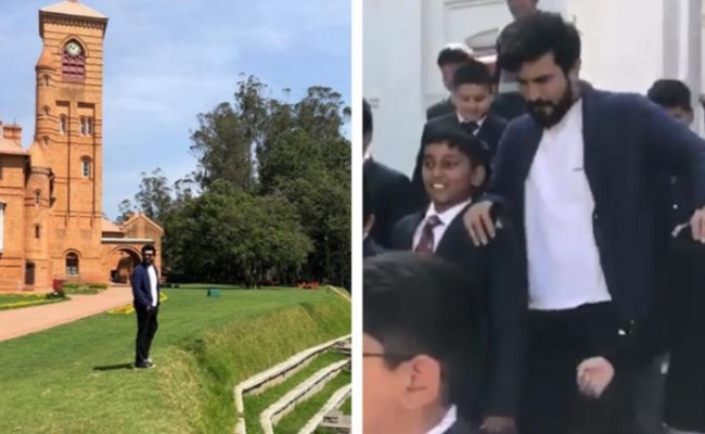Nostalgic Ram Charan goes back to his school in Ooty