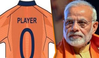 Is Modi Behind Indian cricket team’s orange jersey?