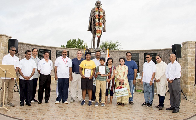 5th International Yoga Day at Gandhi Memorial