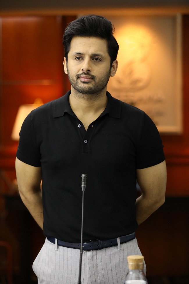 Exclusive: First Look of Nithin As Bheeshma!