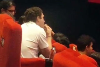 Viral: Rahul Gandhi spotted watching movie!