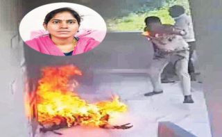 Driver of woman official burnt alive in Hyd succumbs