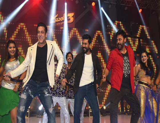 Pic Talk: Salman, Charan & Venkatesh Set The Stage On Fire