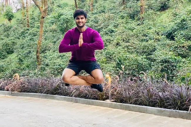 Sudheer Babu stuns everyone with his magic yoga!