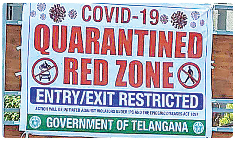 #Corona: There are the Red Zones declared in Hyderabad