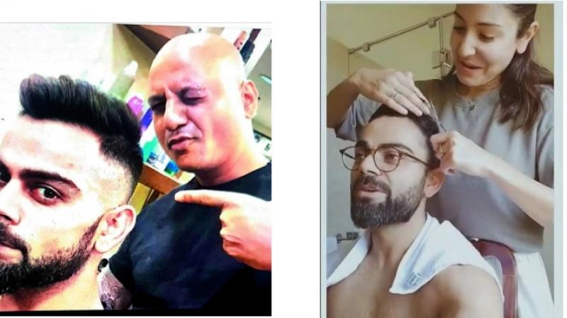 Mixed reactions to Anushka turning Virat’s hairstylist
