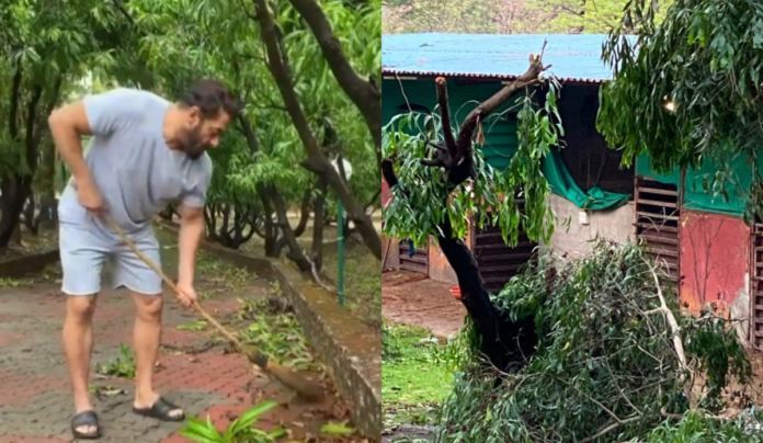 Salman khan’s farm house gets damaged due to Cyclone Nisarga