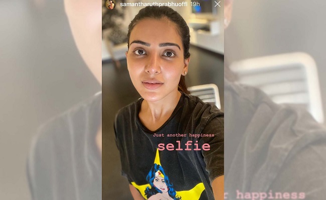 Samantha Posts ‘just another happiness’ Selfie