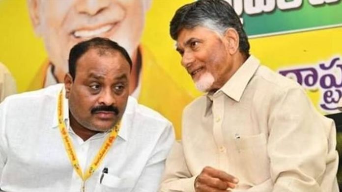 Chandra Babu shocks Atchennaidu..?