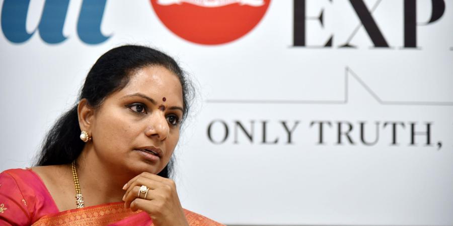 MLC Kavitha warns AICC in-charge Manickam Tagore in Twitter war