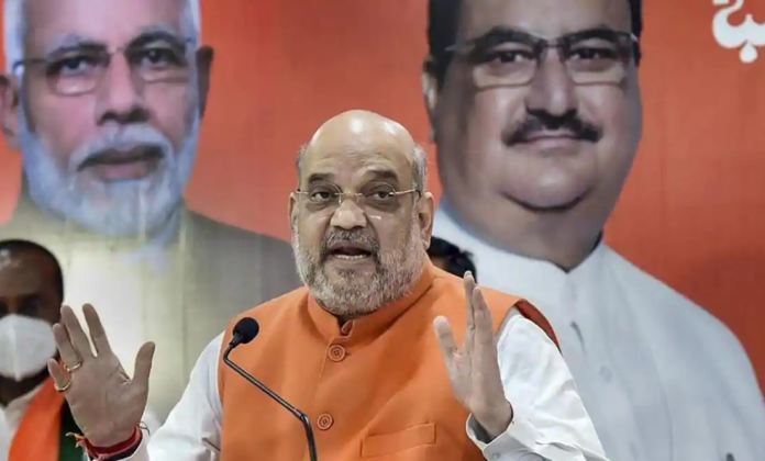 “Due to MIM, KCR’s house also sank” – Amit Shah