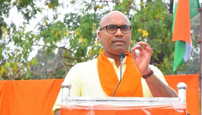 Telangana BJP MP lashes out at KCR for his distasteful comments on woman.