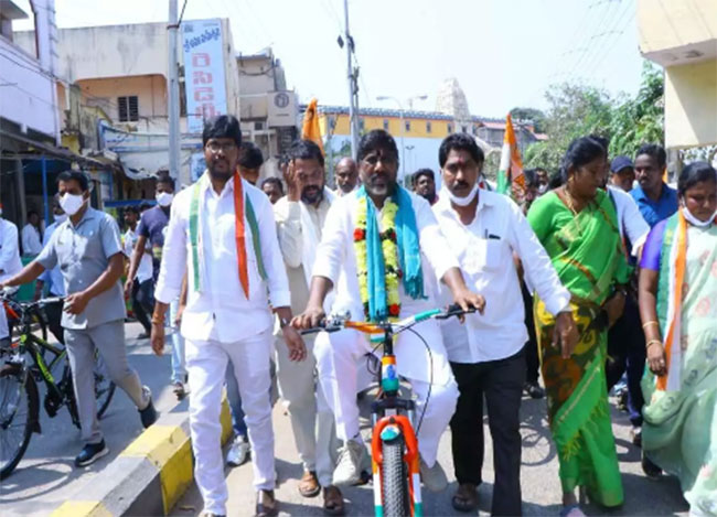 Why Is Mallu On A Cycle YatraDduring election time?
