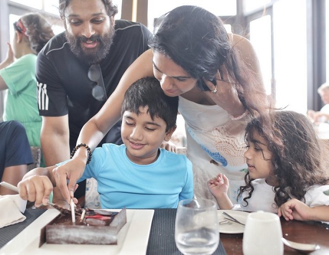 Photostory: Allu Arjun & Family Celebrates The Birthday Of Ayaan!