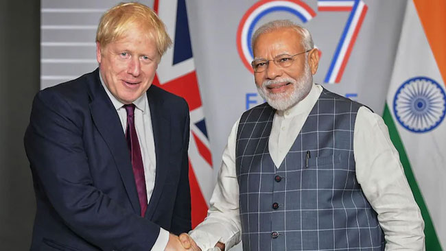 In the View of Covid-19 second wave, UK PM cancels His India visit