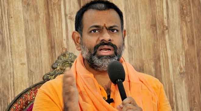 Jaganmohan Reddy did not care about the Hindus, says Swami Paripurnananda