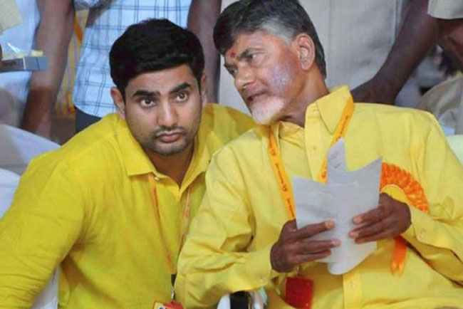 Cases filed against Chandrababu, Nara Lokesh for sharing false news!