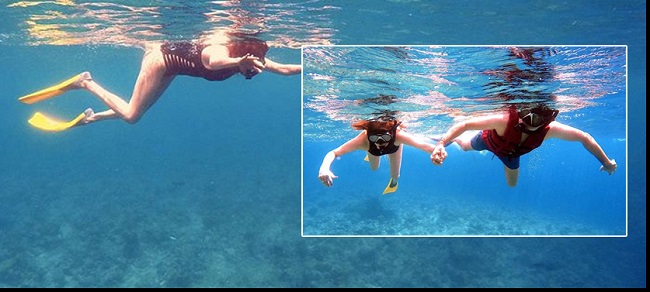 Photostory: Kajal Enjoys Her Vacation In Water With Her Husband!