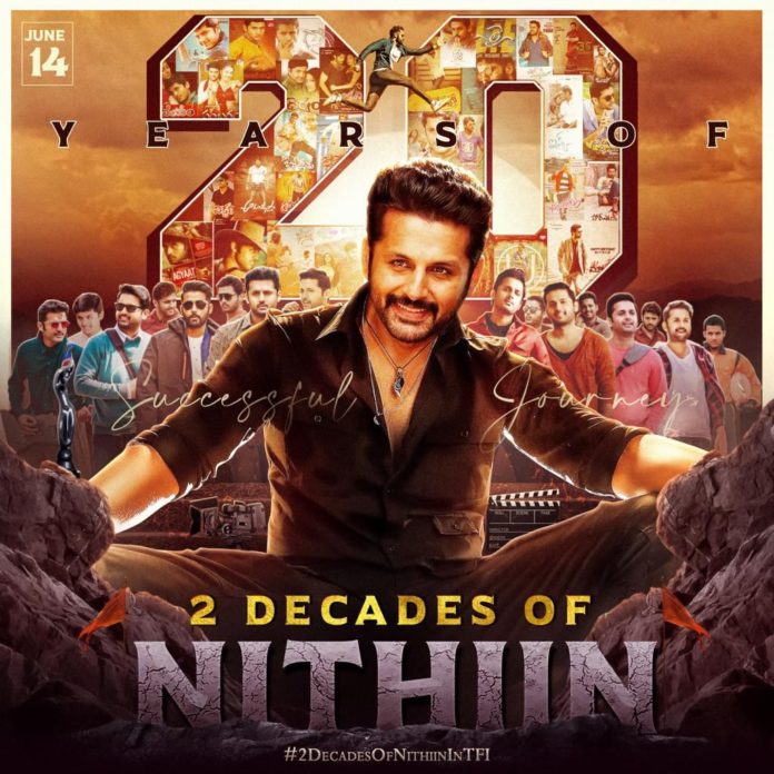 Nithiin completes 20 glorious years in Tollywood