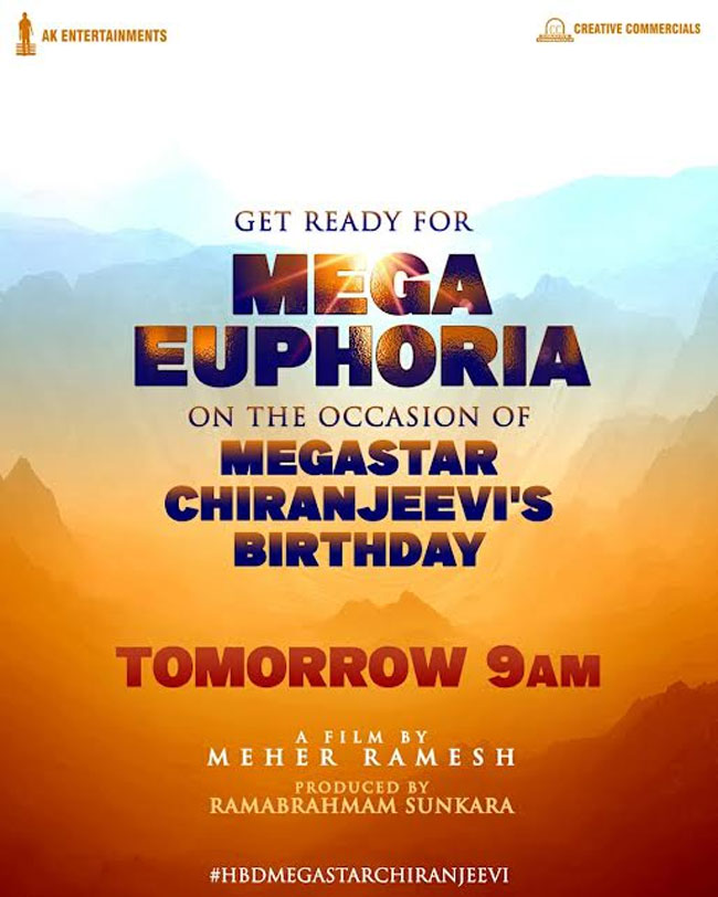 Mega Euphoria Coming Your Way On Chiru’s Birthday!