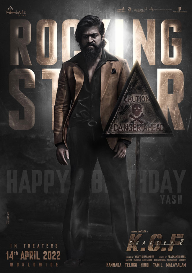 Birthday Poster: ‘KGF-2’ To Conquer The World In April!